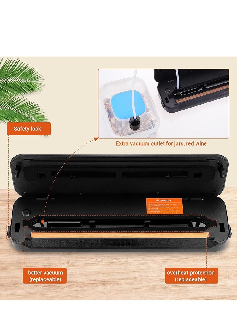 Cool Baby COOLBABY Automatic electric vacuum packer film sealer with 10 Sealed Bags household kitchen daily vacuum packaging machine 90W,Sealing machine  - Image 4