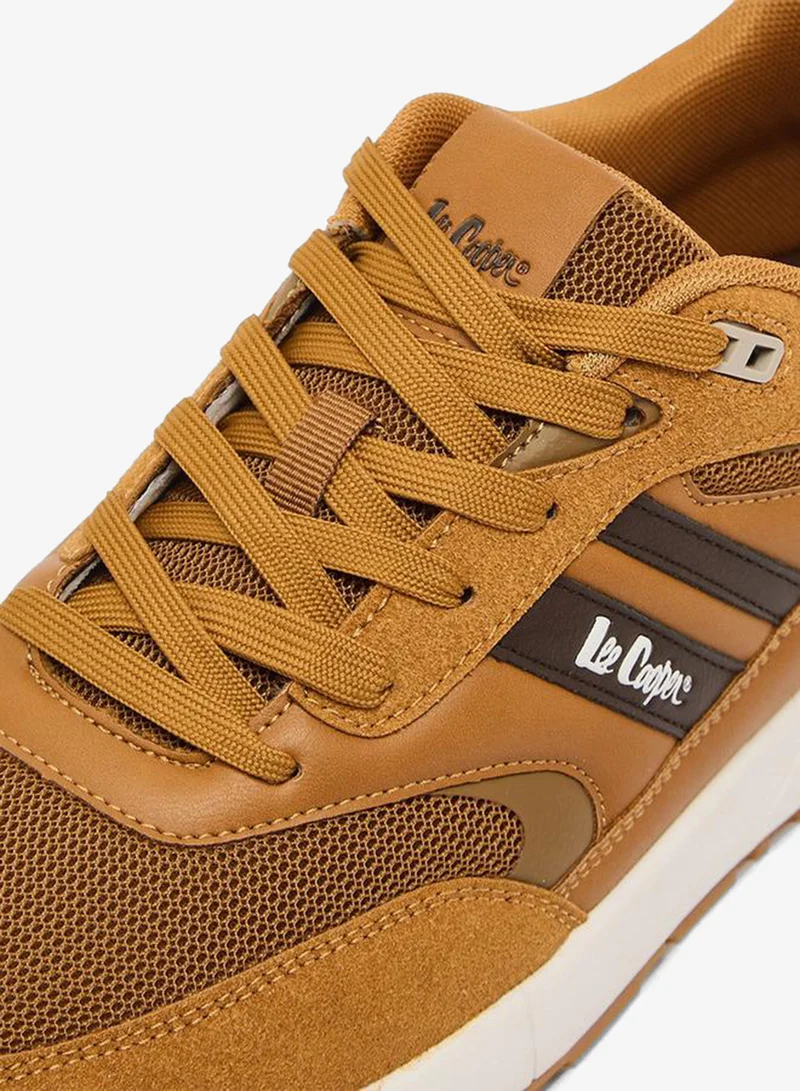 Lee Cooper TAN Men Lace-Up Ankle Sneakers for Men | Best Price UAE