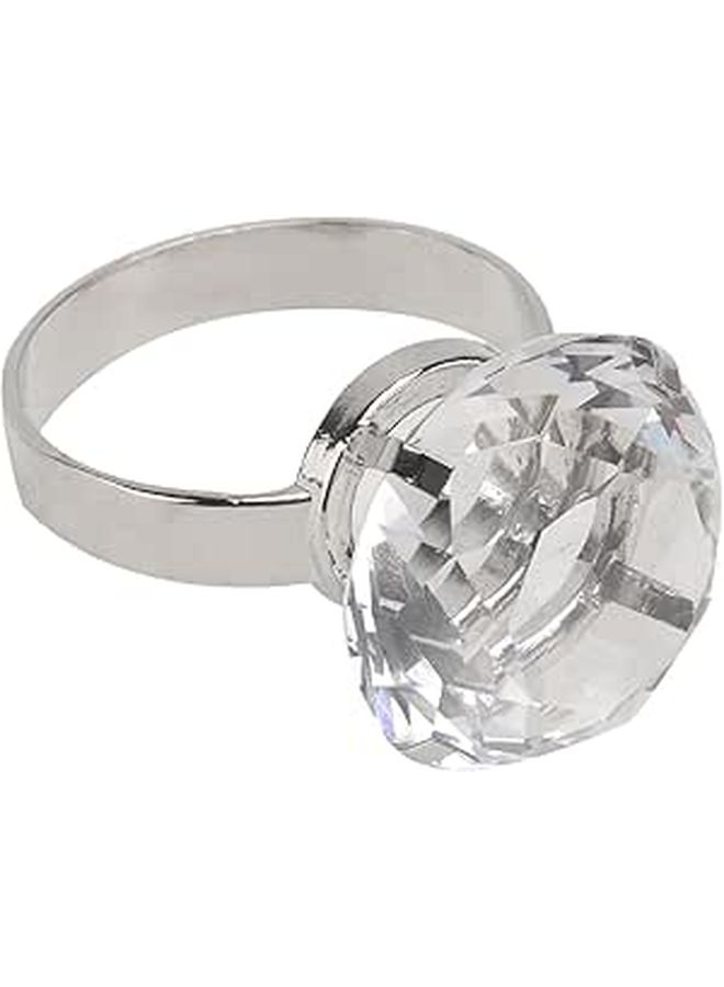Large Simulated Wedding Ring Prop for Bridal Showers Parties and Home Decor - Image 1