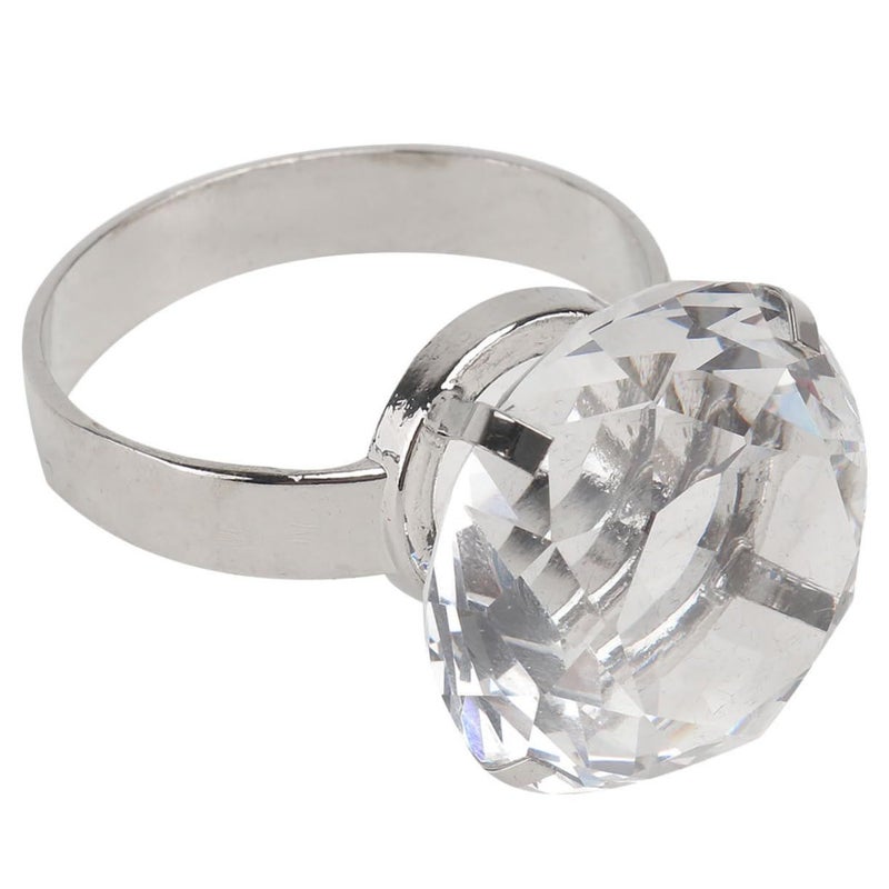 Large Simulated Wedding Ring Prop for Bridal Showers Parties and Home Decor - Image 2