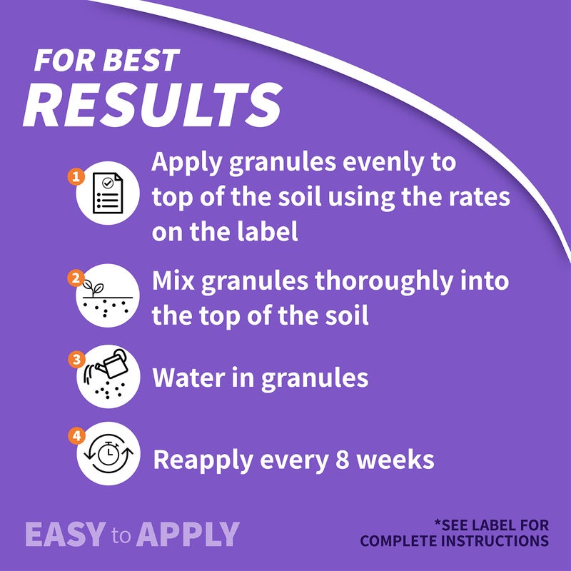 Bonide Systemic Houseplant Insect Control, 8 oz Ready-to-Use Granules for Indoors and Outdoors, Protects Plants from Insects - Image 4