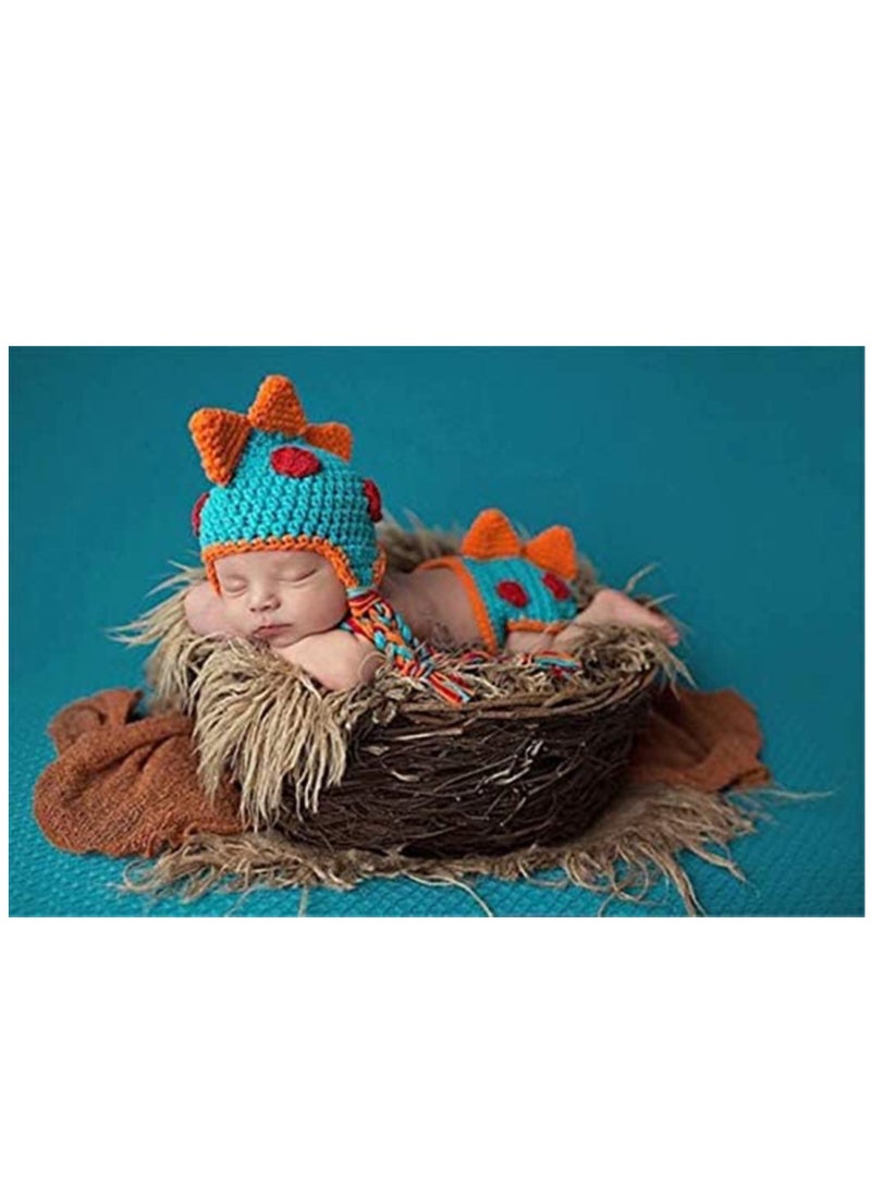 كاست ويف Baby Photography Props Newborn Boy Photo Shoot Clothes Crochet Outfits Photoshoot Costume Accessory for Baby Boys Girls Infant - Image 5