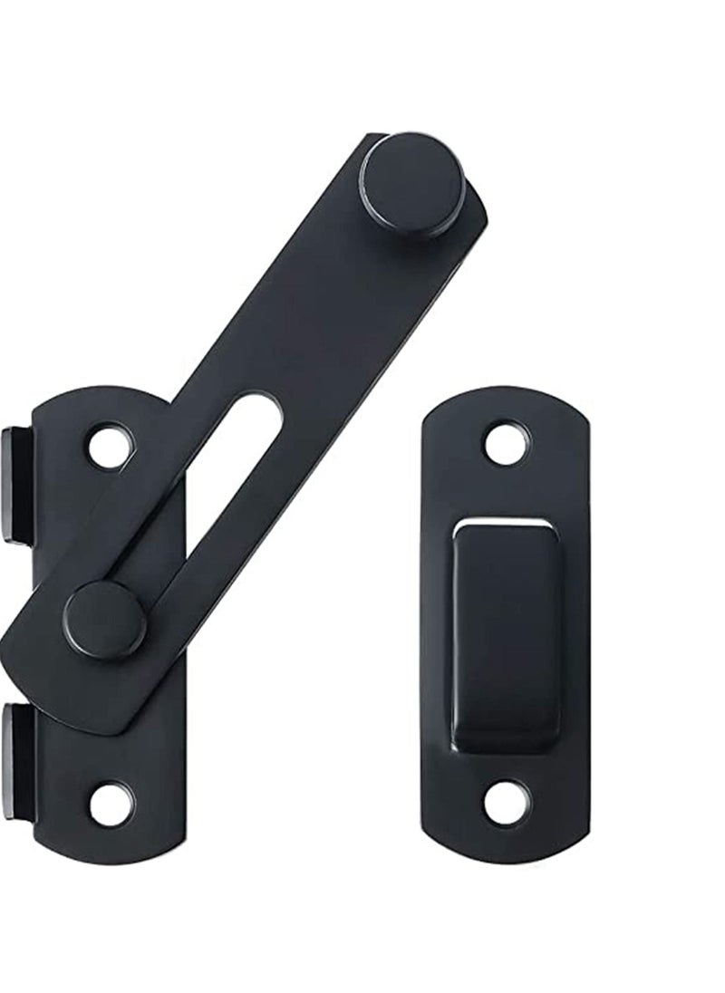 Stainless Steel Flip Latch Gate Latches Bar Latch Safety Door Lock, Hasp Lock Sliding for Window Cabinet Room Accessorries,Brushed Finish - Image 1