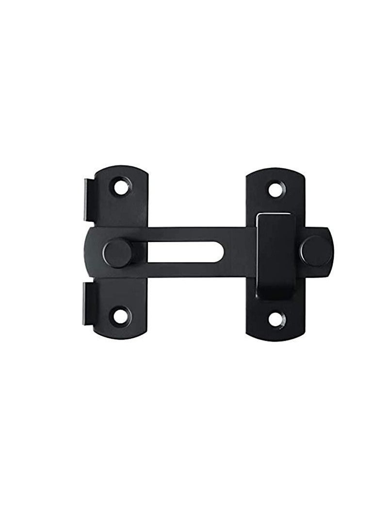 Stainless Steel Flip Latch Gate Latches Bar Latch Safety Door Lock, Hasp Lock Sliding for Window Cabinet Room Accessorries,Brushed Finish - Image 2