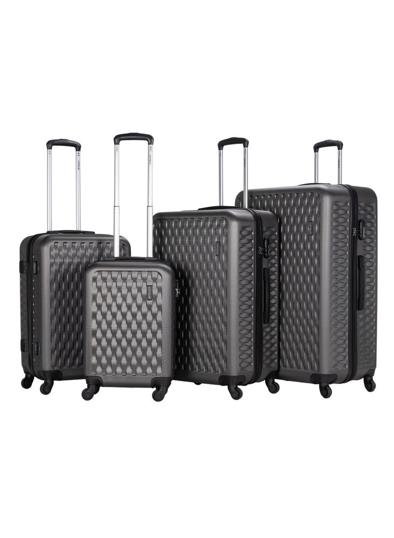 VIPTOUR Set of 4 ABS Trolley Luggage With Number Lock 20,24,28,32 Inches - Image 1