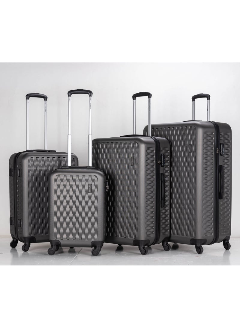 VIPTOUR Set of 4 ABS Trolley Luggage With Number Lock 20,24,28,32 Inches  - Image 1
