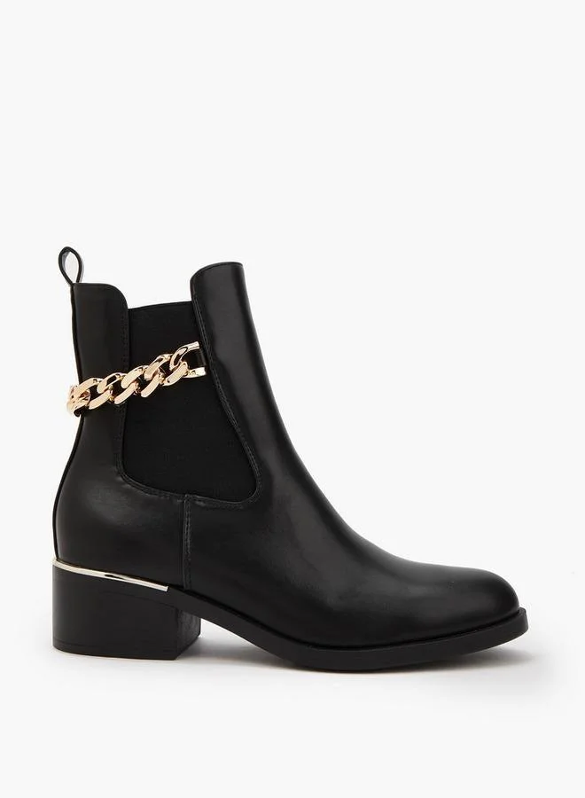 Flora Bella By Shoexpress Women's Block Heel Ankle Boots