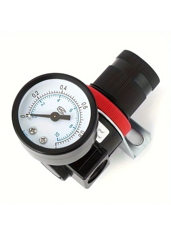AR2000 Mini Air Pressure Regulator Kit With Precision Gauge Durable Metal Shell Easy Installation - Image 1