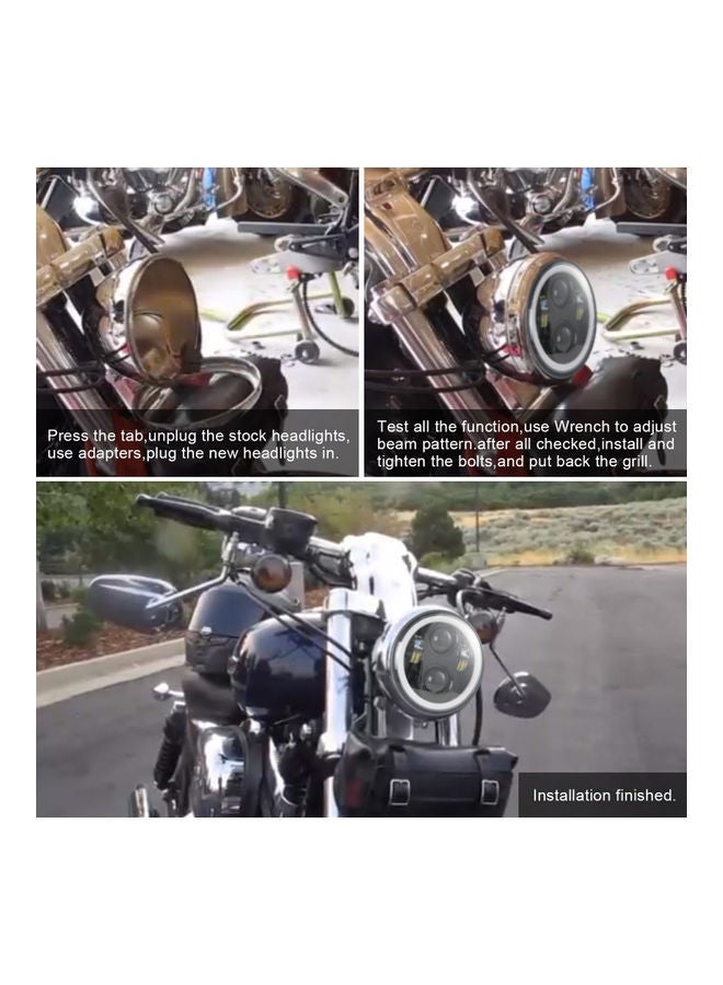 NIBEMINENT LED Headlight Motorcycle Projector - Image 5