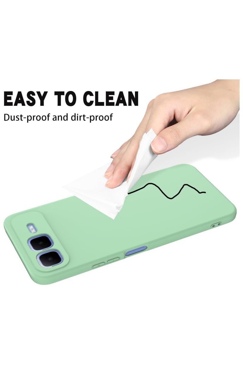 عام غطاء سيليكون متوافق مع هاتف Infinix Smart 10 Plus - حافظة مرنة من مادة TPU السيلكون السائل مع حزام ، مقاومة للصدمات والسقوط. - Image 5