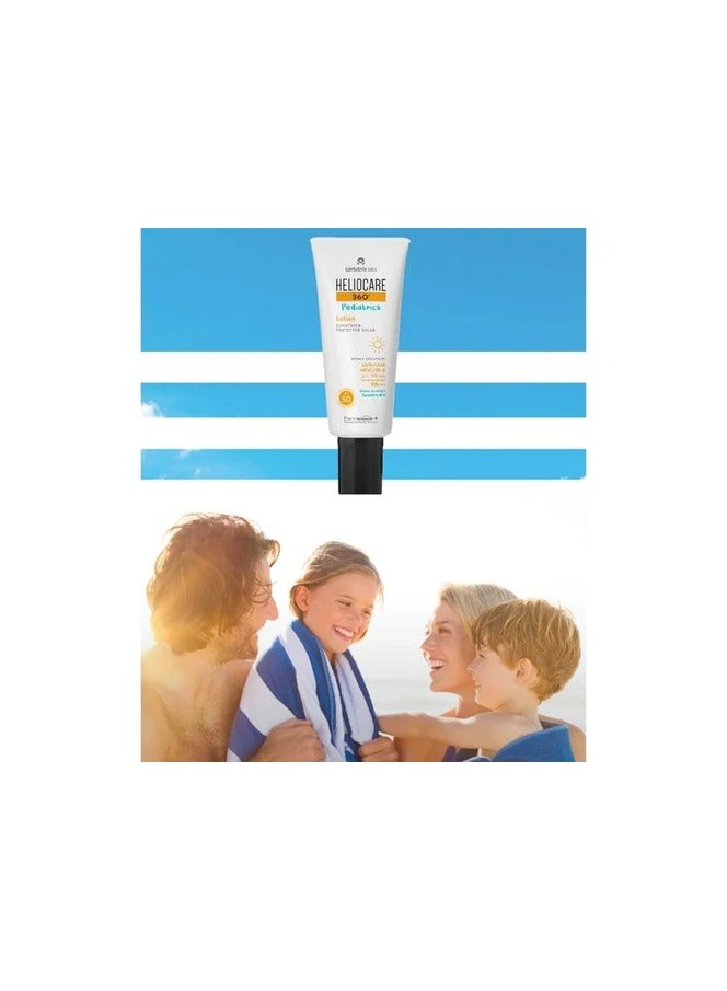 لوشن هيليوكير 360º للأطفال بعامل حماية من الشمس 50 للوجه والجسم 200 مل - Image 3