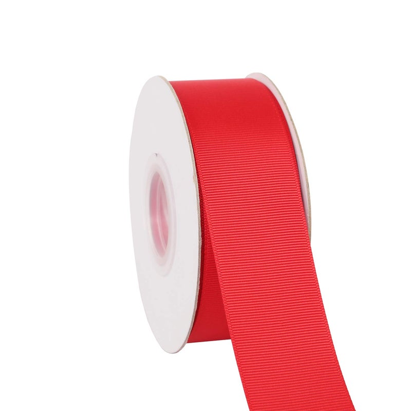 Ribbonitlux 1.5" Wide Solid Grosgrain Ribbon 25 Yards (250-Red）, Set for Gift Wrapping, Party Decor, Sewing Applications, Wedding and Craft - Image 5