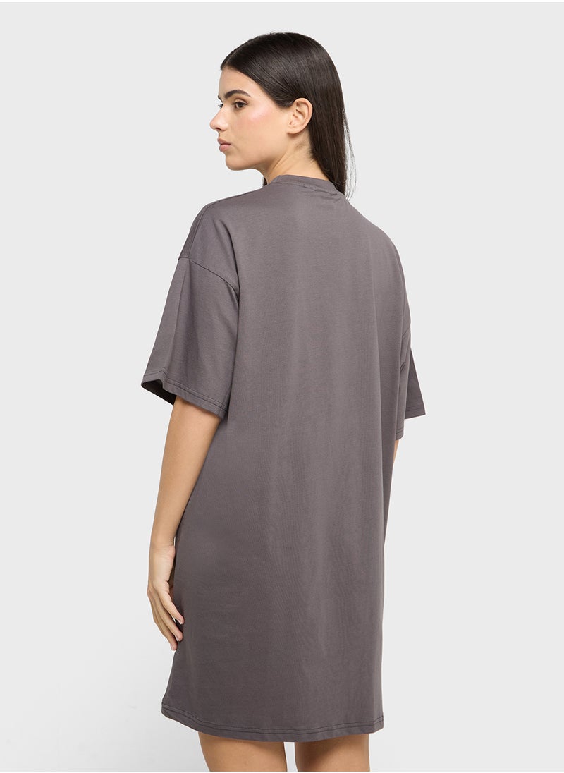 Ginger Basics - Oversize T-shirt Dress - Image 1