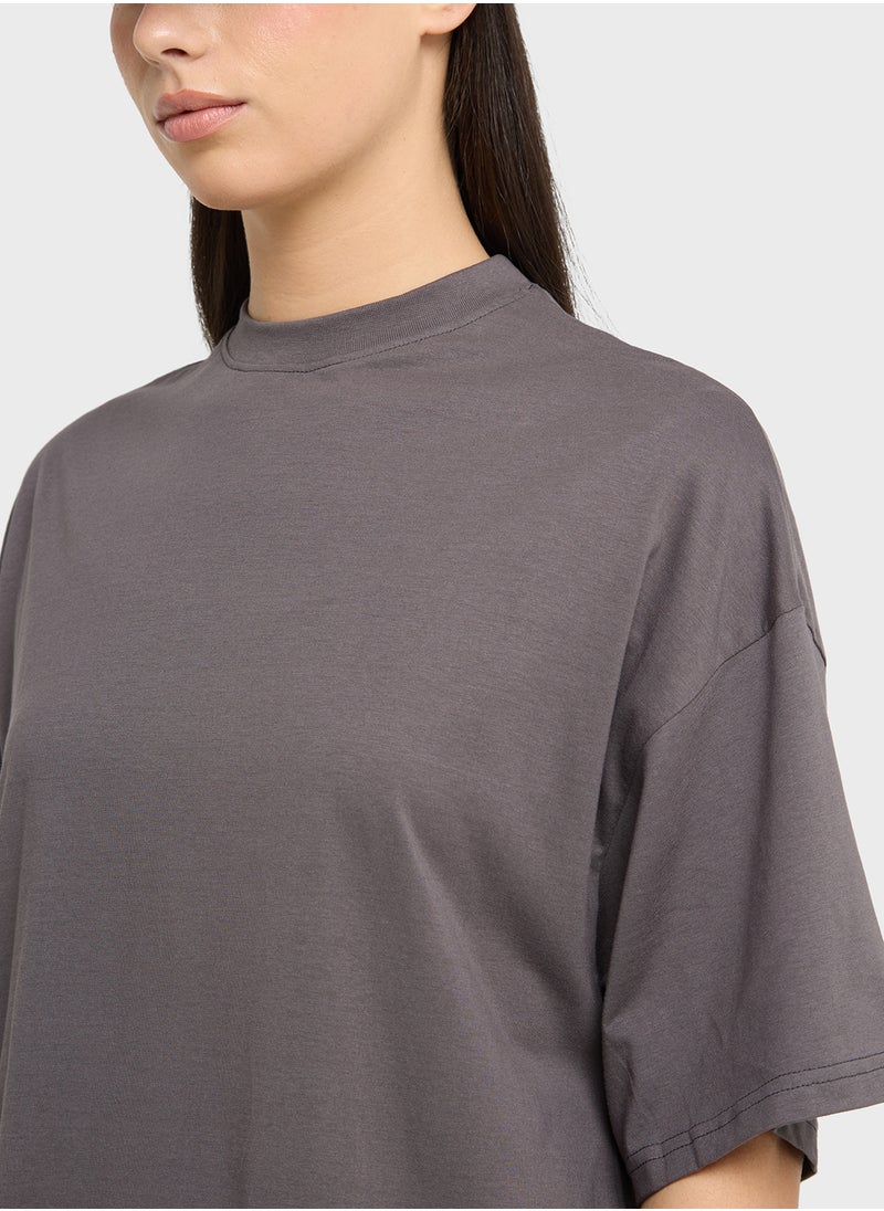 Ginger Basics - Oversize T-shirt Dress - Image 1