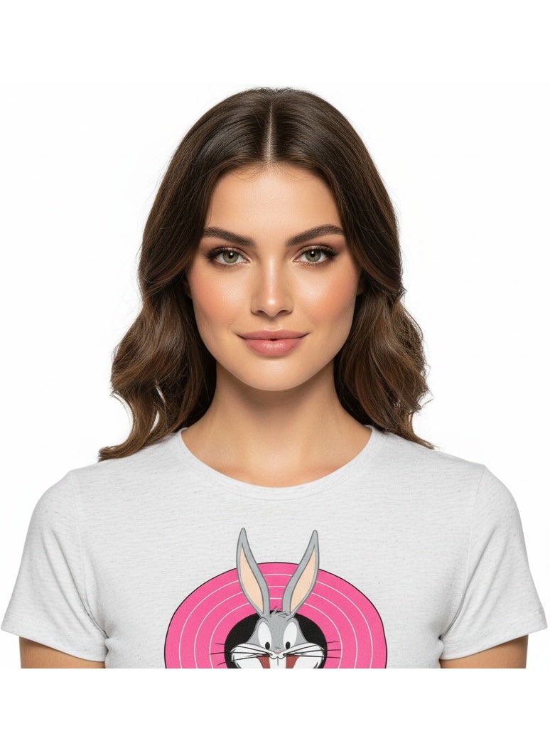 Looney Tunes T-SHIRT LADIES LOONEY TUNES R/N S/S ZC - Image 3