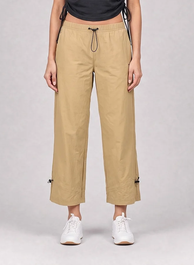 Zaecy Women's Bungee Cord Straight Pants