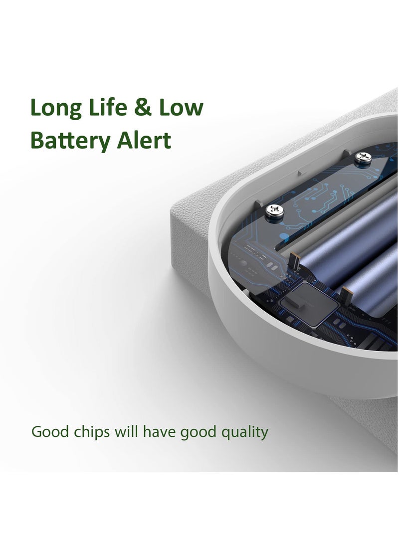 SYOSI مجموعة كاشف تسرب المياه الذكي - اتصال واي فاي، إنذار قابل للتعديل، تنبيهات عبر التطبيق، أمان المنزل، حماية القبو، سلامة المطبخ والحمام - Image 2