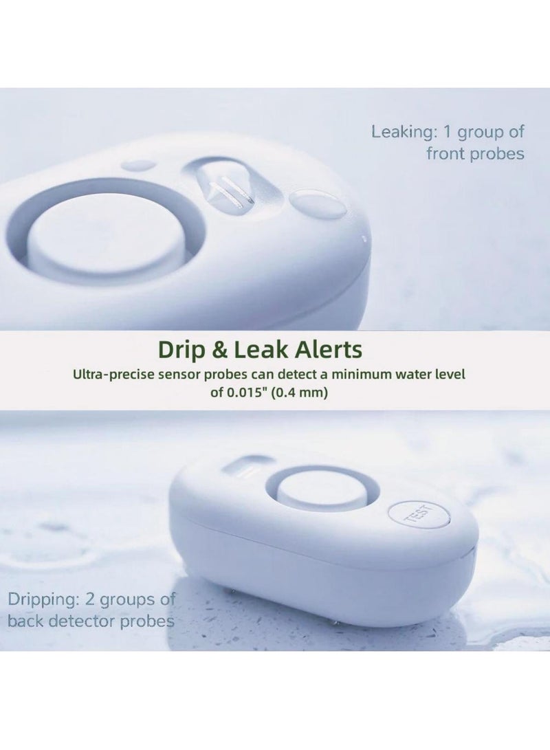 SYOSI مجموعة كاشف تسرب المياه الذكي - اتصال واي فاي، إنذار قابل للتعديل، تنبيهات عبر التطبيق، أمان المنزل، حماية القبو، سلامة المطبخ والحمام - Image 4