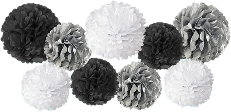 Paper Flower Balls Set DIY Colored Ball 10sets Color 8 Wedding Birthday Party Decor - Image 1