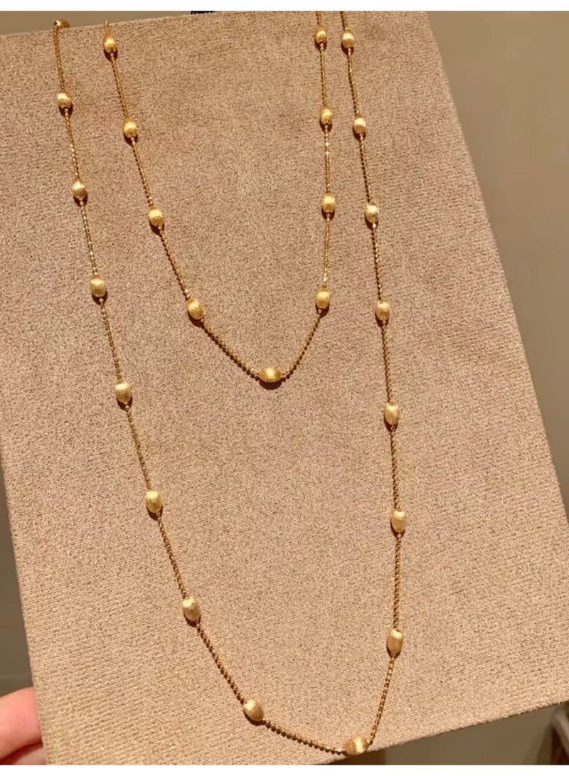 GOLDMAX 18k Gold Plated Necklace For Women Size 100cm - Image 4