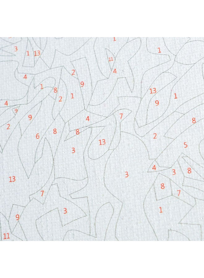 NIBEMINENT DIY Canvas Oil Painting Multicolour 24x1.6x14cm - Image 4