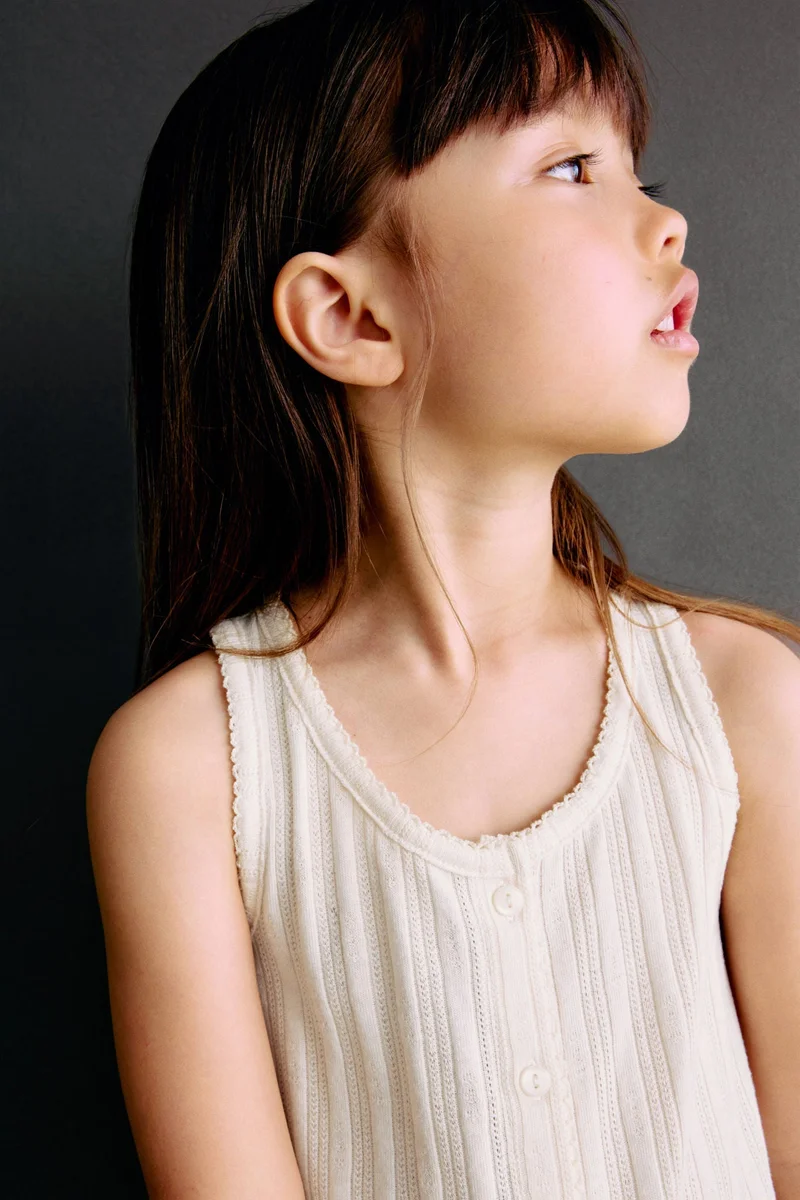 H&M Pointelle jersey vest top