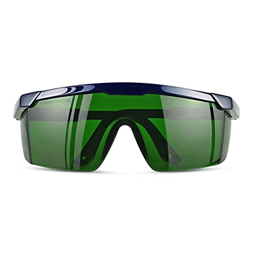 FreeMascot IPL 200nm-2000nm Laser Safety Glasses for Laser Hair Removal Treatment and Laser Cosmetology Operator Eye Protection with Case (Green) - Image 1