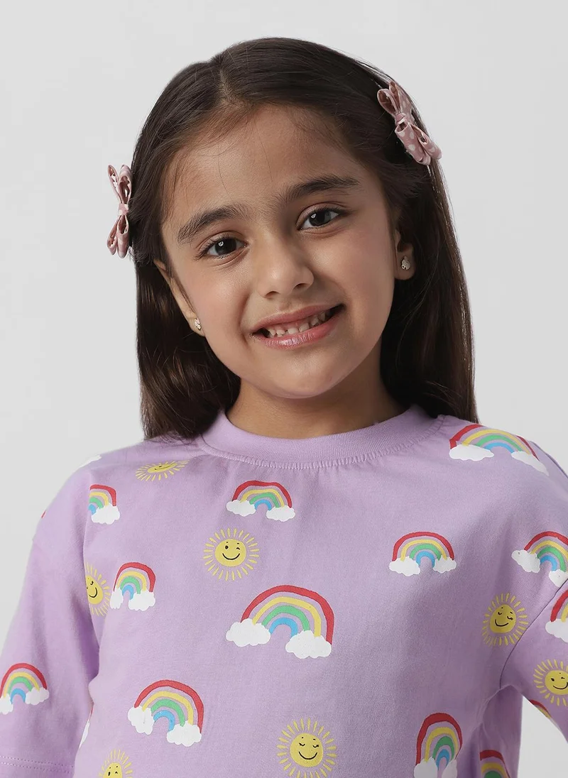 Nautinati  Nautinati Girls Cotton Combo Set of Crop Top and Denim Shorts for Women | Best Price UAE