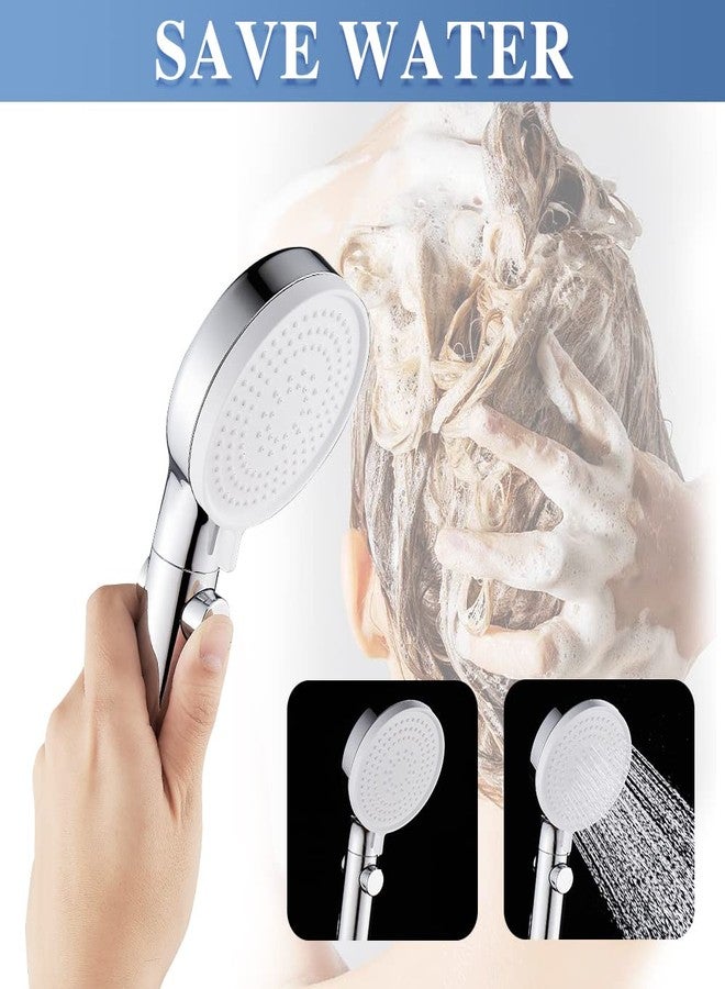 DOILIESE Shower Head with Handheld Shower Head with ON/Off Switch, 3-Modes High Pressure, with 60in Hose, Chrome Finish - Image 3