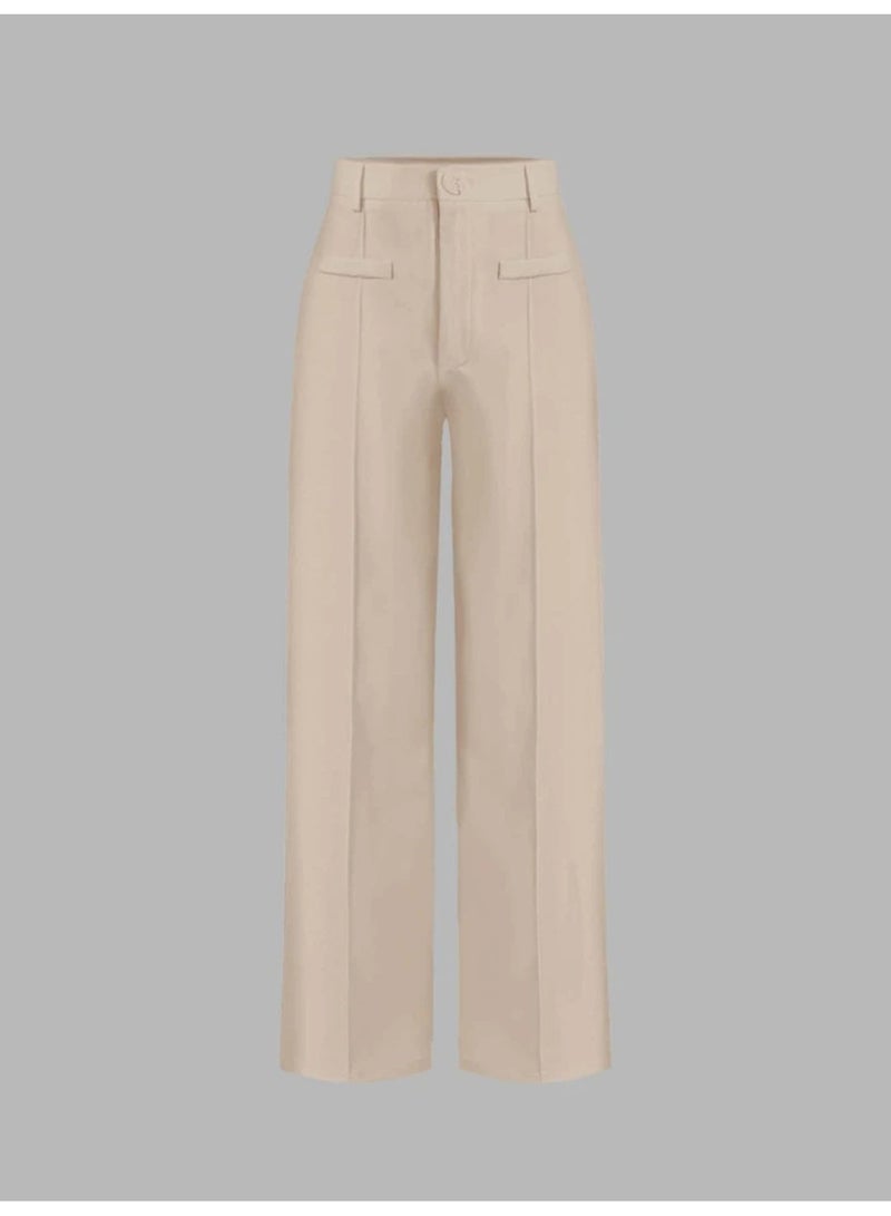 SCACTO High Waist Drooping Wide Leg Pants 