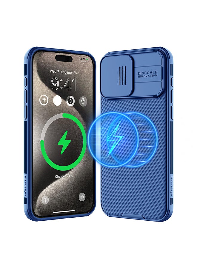 Nillkin Camshield Pro Magnetic Case for iPhone15 Pro Blue