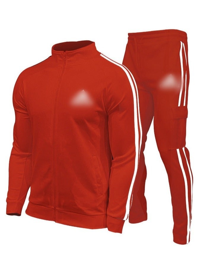 KUYING Men's Loose Sportswear And Sports Pants Two-Piece Set  - Image 1
