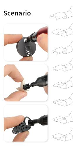 ANSAI Reciprocating Sander,USB Quick Charging Sanding Pen With 8pcs Sanding Head,Self-Adhesive Sandpaper Pre-cut mesh 134pcs (ESA) - Image 4