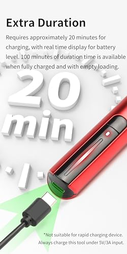 ANSAI Reciprocating Sander,USB Quick Charging Sanding Pen With 8pcs Sanding Head,Self-Adhesive Sandpaper Pre-cut mesh 134pcs (ESA) - Image 5