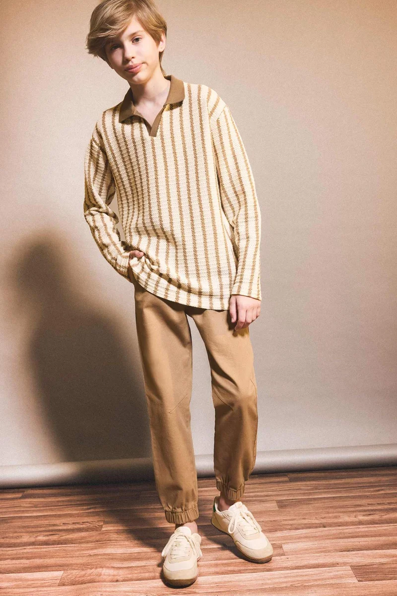 DeFacto Boy Jogger Fit Gabardine Trousers