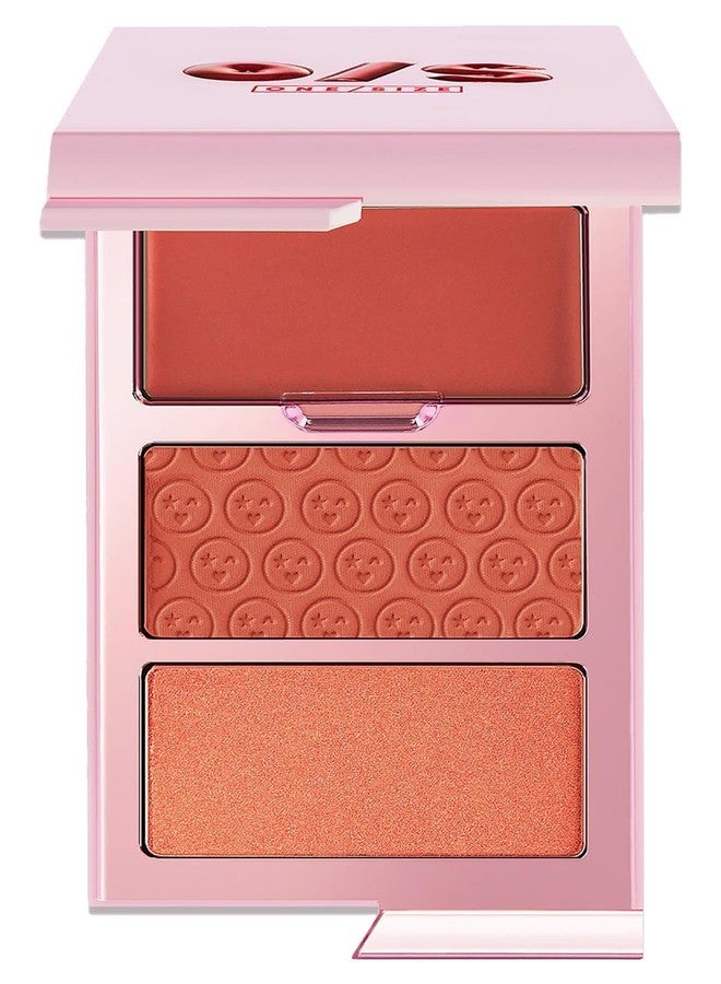 One size 3D Blush Trio Palette in Freaky Peach by Patrick Starrr - Image 1