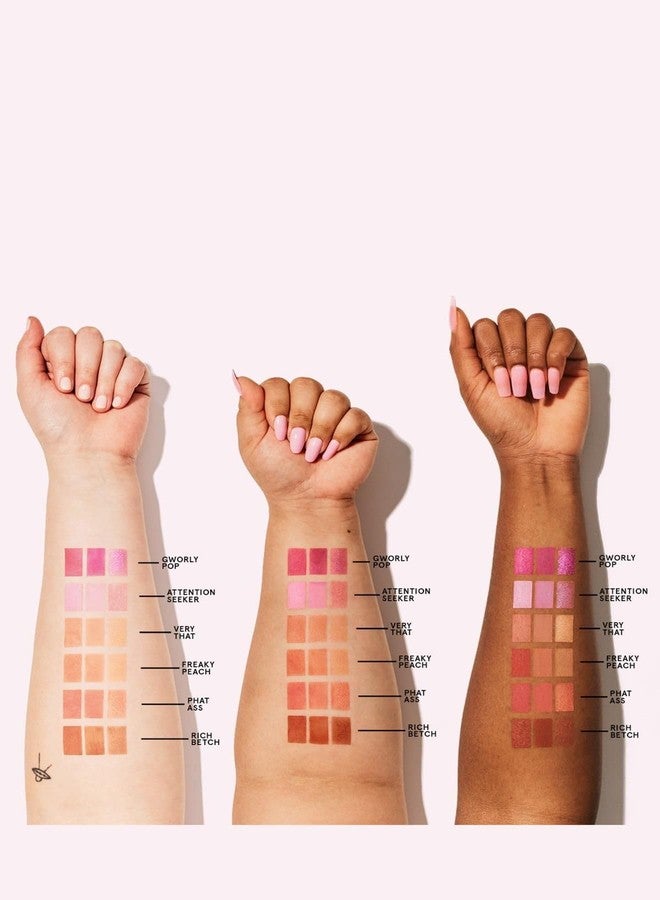 One size 3D Blush Trio Palette in Freaky Peach by Patrick Starrr - Image 5