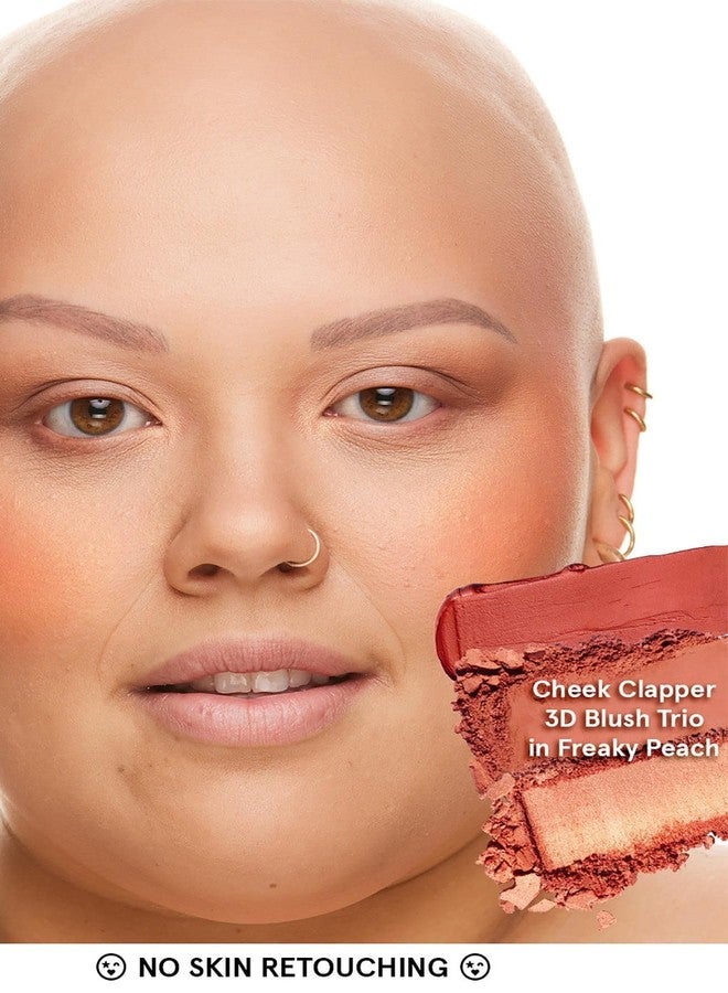 One size 3D Blush Trio Palette in Freaky Peach by Patrick Starrr - Image 4