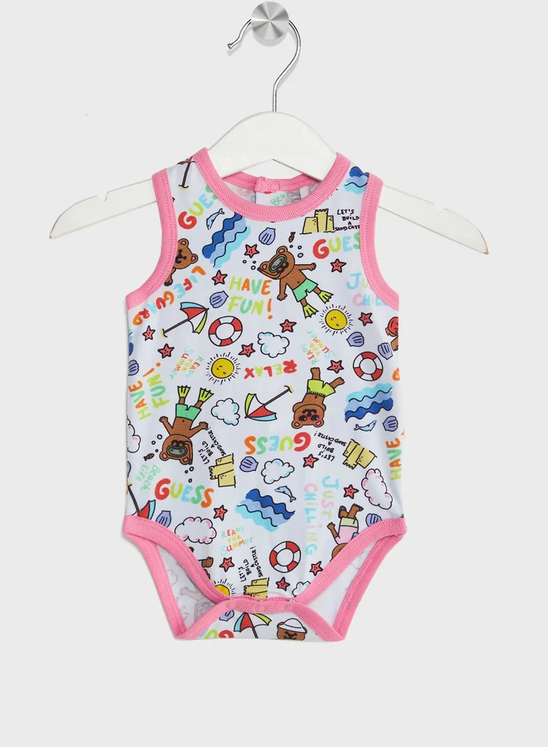 GUESS Infant Summer Paradise Bodysuit & Shorts Set