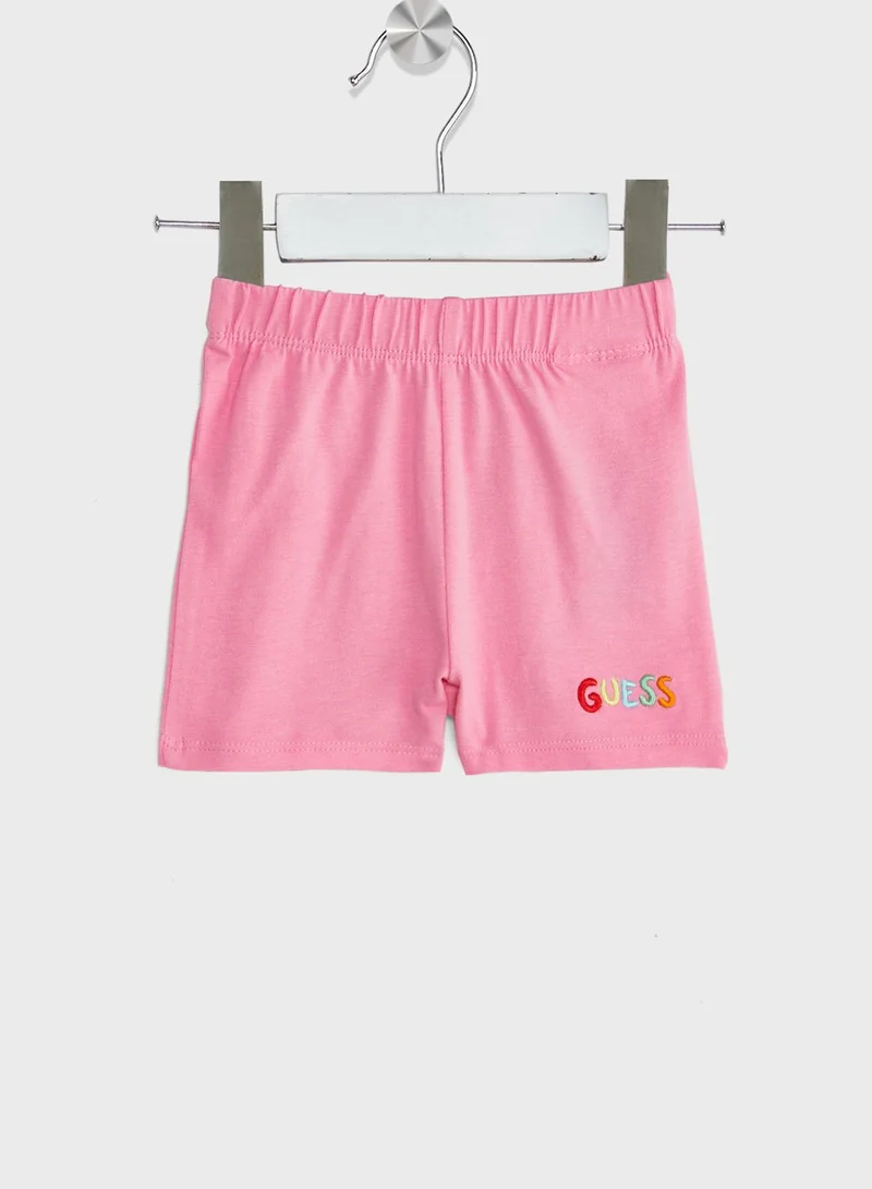 GUESS Infant Summer Paradise Bodysuit & Shorts Set