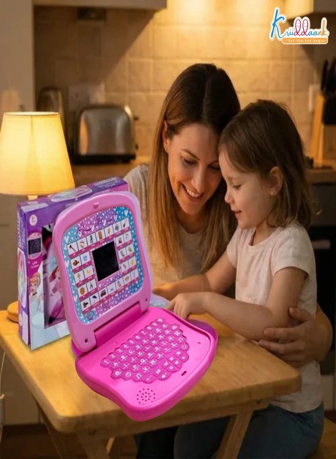 Kriiddaank Educational Laptop - LTS Princess Theme, Fun Learning Toy Laptop for Kids - Image 5