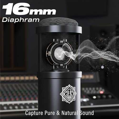 DIGIMORE Condenser Mic for Singing with V8 Sound Card | Condenser Microphone Kit | Voice Changer | Studio Recording Equipments Full Set, Voice Recorder Mic, Karaoke, Gaming, Podcast & Lecture (D-430) - Image 3