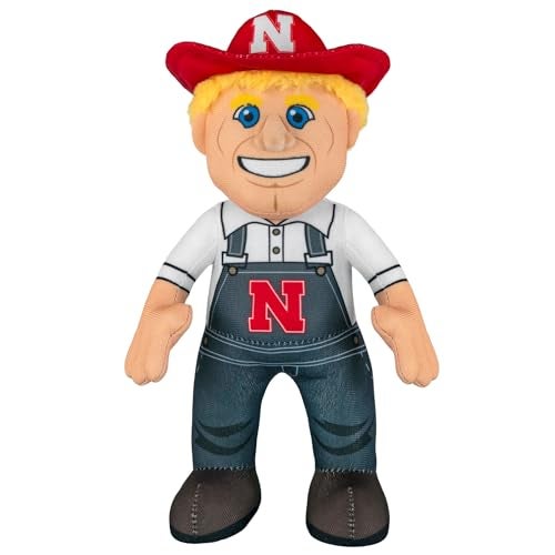 Bleacher Creatures Nebraska Cornhuskers Herbie The Husker 10 Mascot Plush Figures A Mascot for Play or Display - Image 1