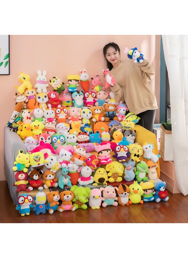 null - 7inch Claw Machine Doll Plush Toy Small Wedding Throw Rag Doll Batch Event Throwing Wedding-Specifications:Mermaid-Color:About 9.0inch Cm (minimum Of 10) - Image 1