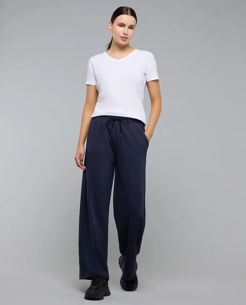 R&B Solid Sweatpants with Drawstring Waist