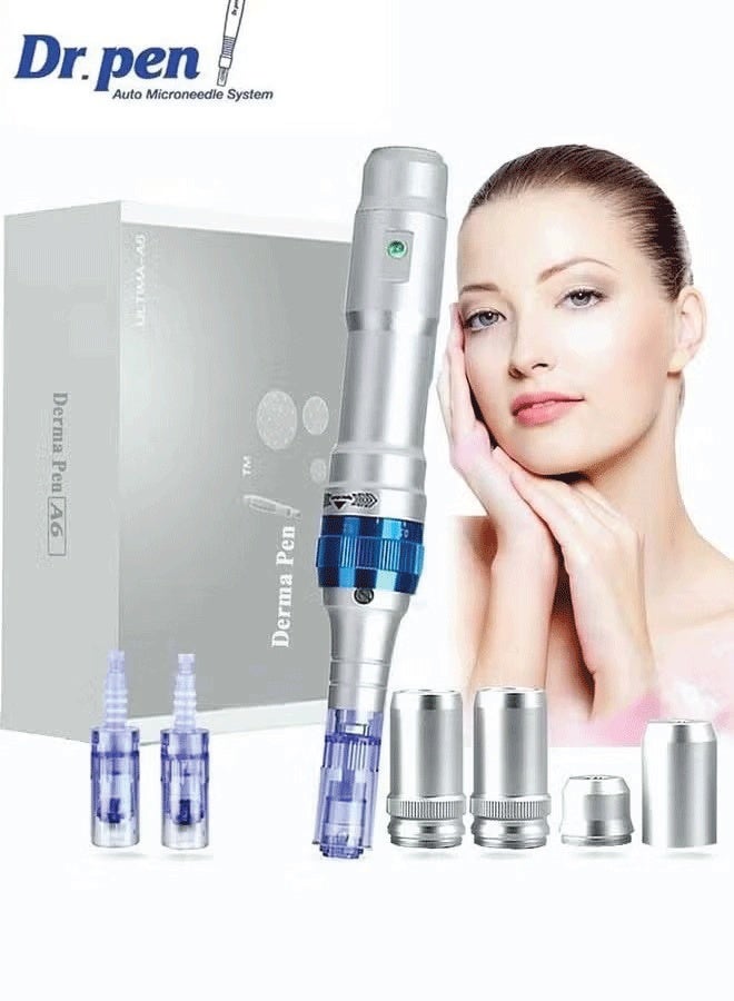 Dr.pen A6 Microneedle Cordless Pen With 2 Batteries, 2 Replacement Needles - Image 1