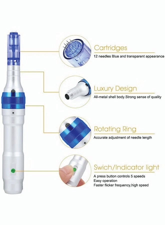 Dr.pen A6 Microneedle Cordless Pen With 2 Batteries, 2 Replacement Needles - Image 3