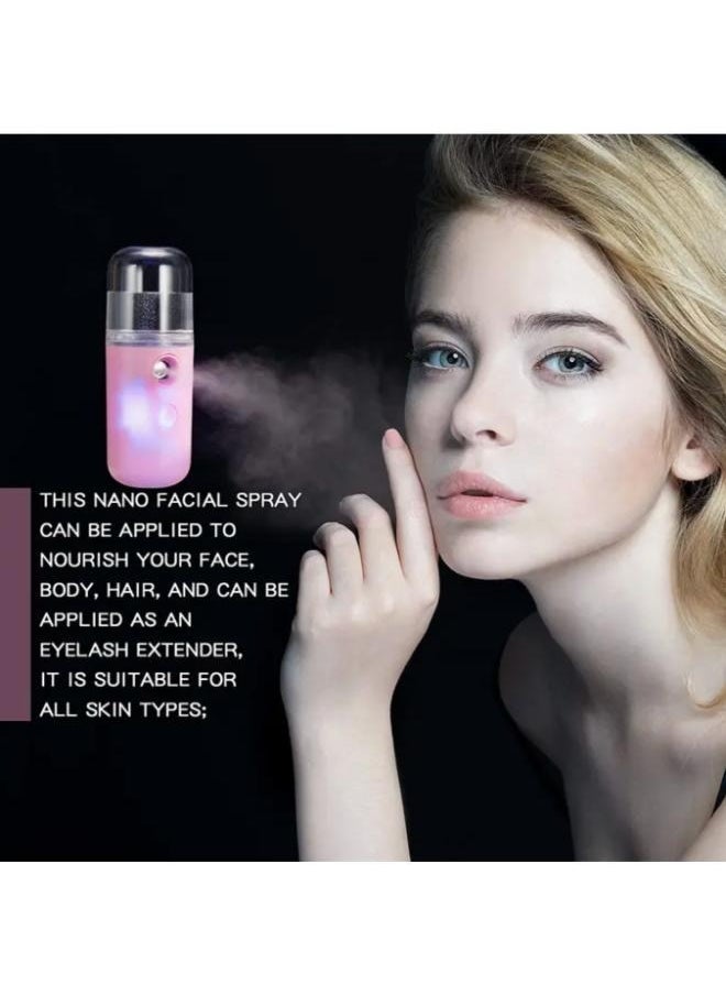 EasyLife Small Spray Bottles Empty spray bottles Plastic Electric Fine Mist Continuous Sprayer Travel Spray Bottles for Cleaning Makeup Skin Care Hair Care  - Image 4