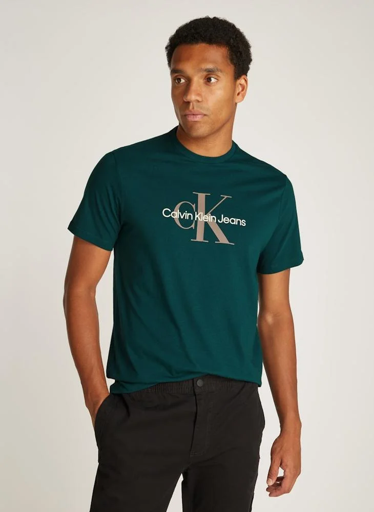 Calvin Klein Jeans Logo Short Sleeve Crew Neck T-Shirt