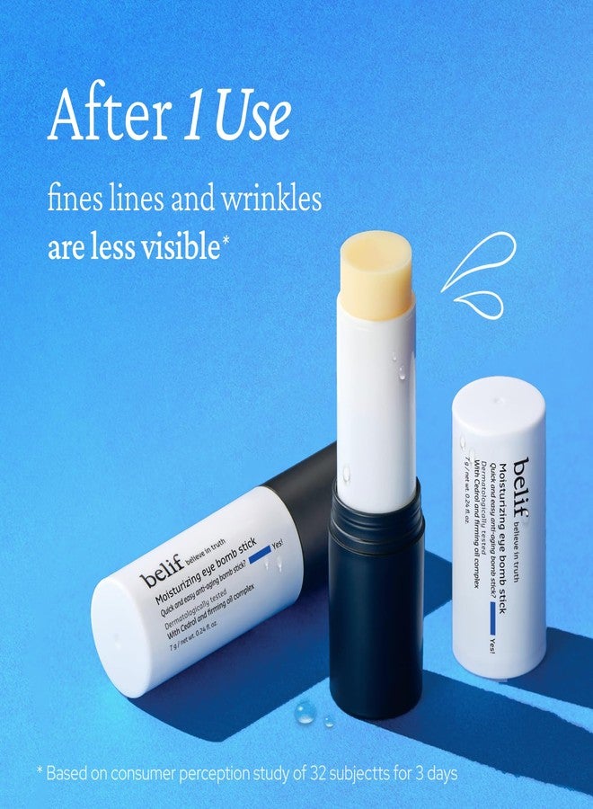 belif Moisturizing Eye Bomb Stick Eye Balm Firms and Reduces Fine Lines & Wrinkles | Radiant Eyes | with Shea Butter & Firming Oil Complex for Hydration & Elasticity | K-Beauty - Image 5